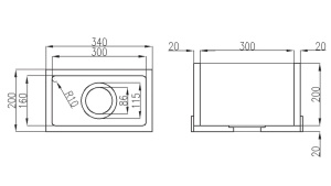 Мойки под заказ - KR300x160